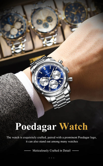 Atlas Luxury Herren Uhr Chronograph