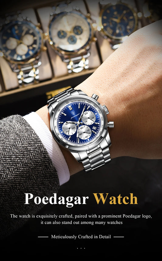 Atlas Luxury Herren Uhr Chronograph