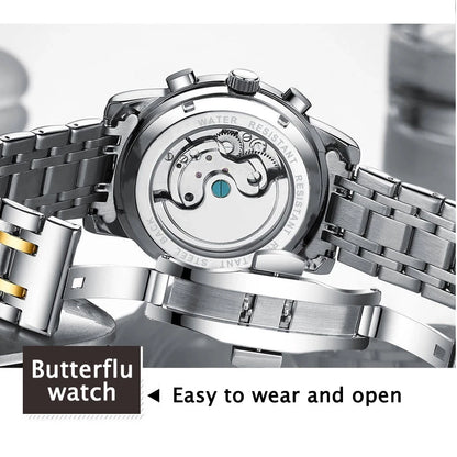 Augustus Tourbillon Watch – Luxury Automatic, Waterproof & Steel Precision