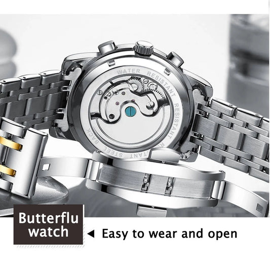 Augustus Tourbillon Watch – Luxury Automatic, Waterproof & Steel Precision