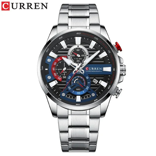 Quintus Chrono Watch – Military Sport, Waterproof & Classic Steel Design