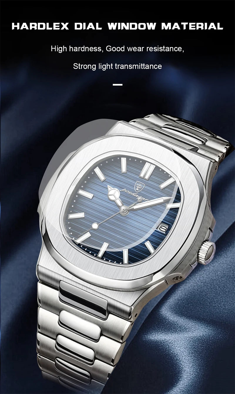 Hermes Luxus Edel Uhr aus Edelstahl