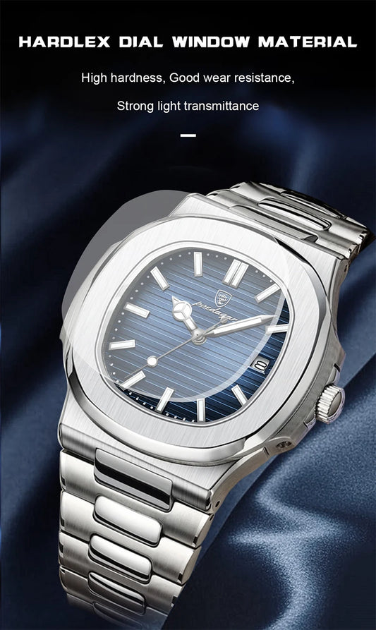 Hermes Luxus Edel Uhr aus Edelstahl