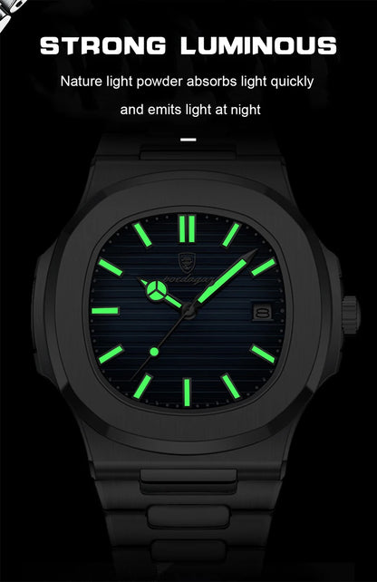 Hermes Luxus Edel Uhr aus Edelstahl