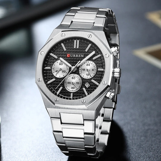 Valerius Chrono Watch – 6-Hand Precision, Military Style & Luxury Design