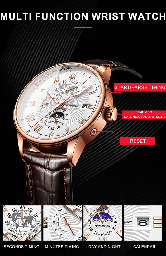 Commodus Stilvolle Herren Uhr