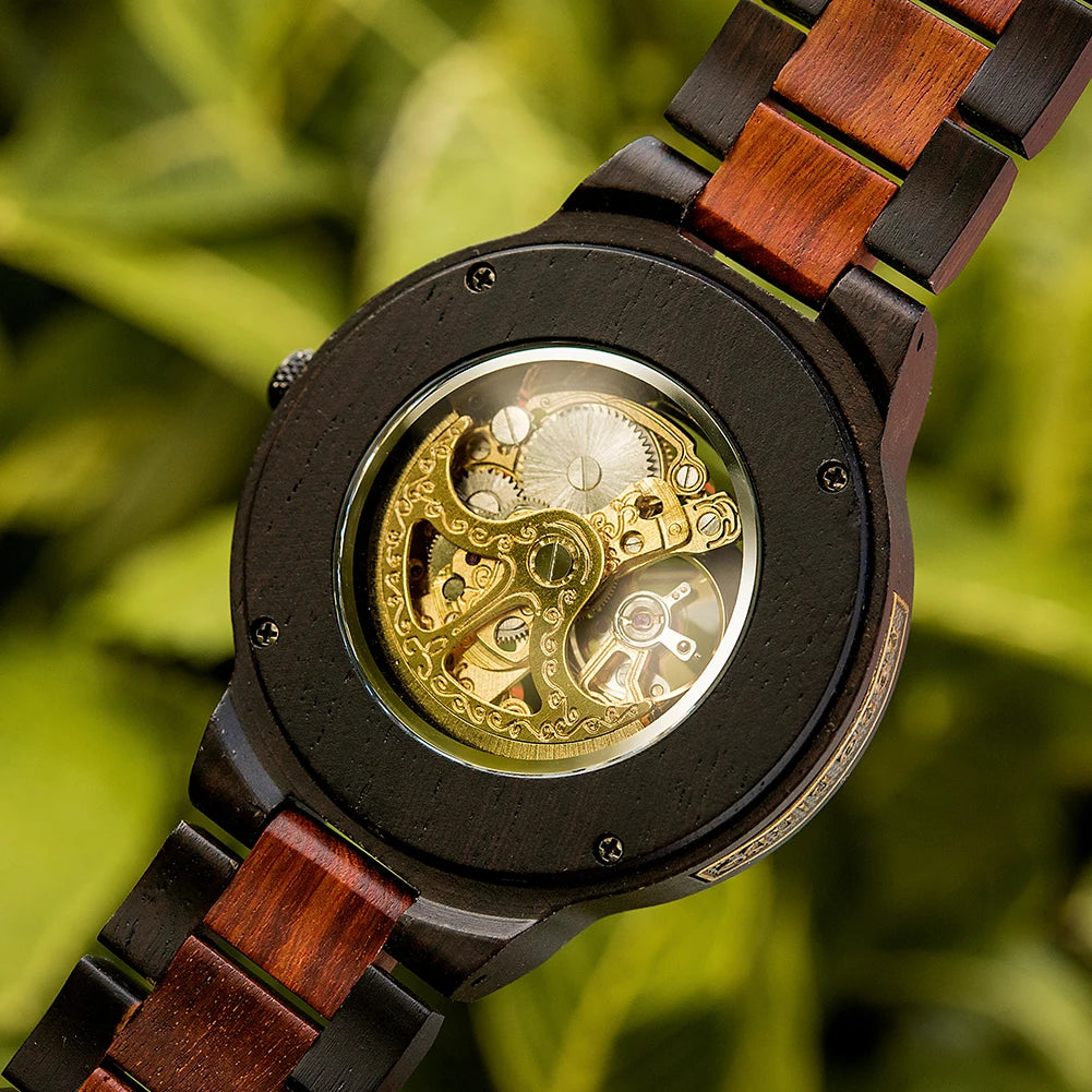 Nero Automatic Luxus Uhr aus Holz