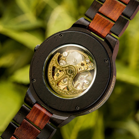 Nero Automatic Luxus Uhr aus Holz