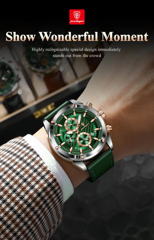 Maximus Herren Uhr aus Leder