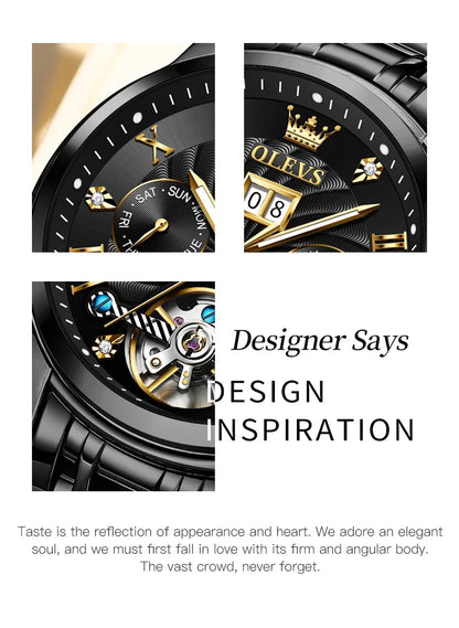 Helios Full Automatic Multi-function Herren Uhr