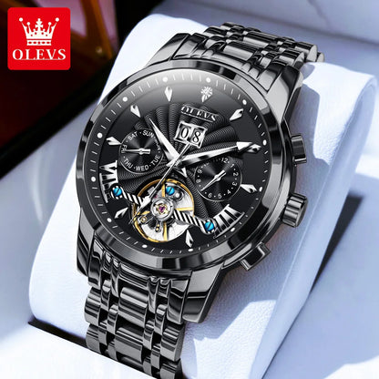 Ptolemy Mechanical Watch – Hollow Design, Moonphase & Luminous Precision