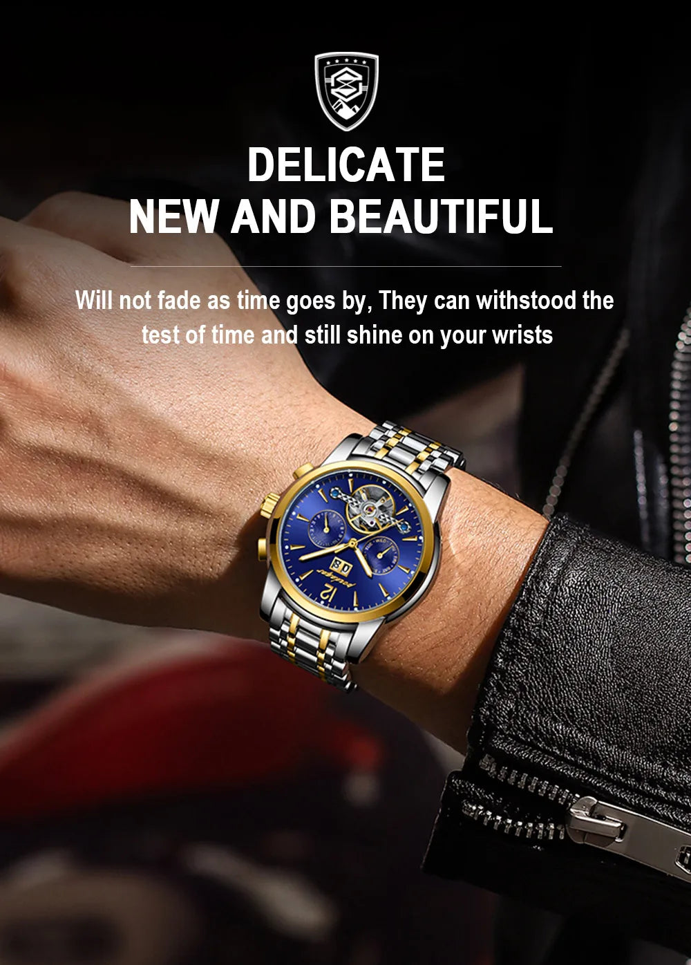 Augustus Tourbillon Watch – Luxury Automatic, Waterproof & Steel Precision
