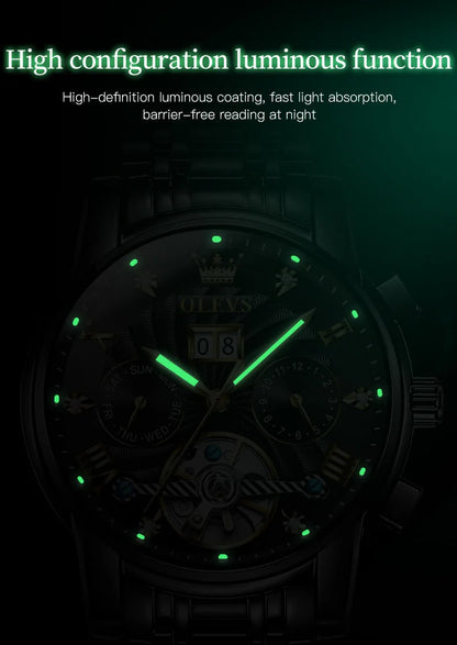 Helios Full Automatic Multi-function Herren Uhr
