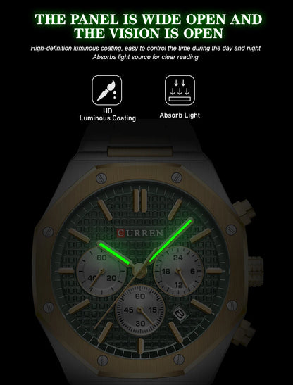 Valerius Chrono Watch – 6-Hand Precision, Military Style & Luxury Design
