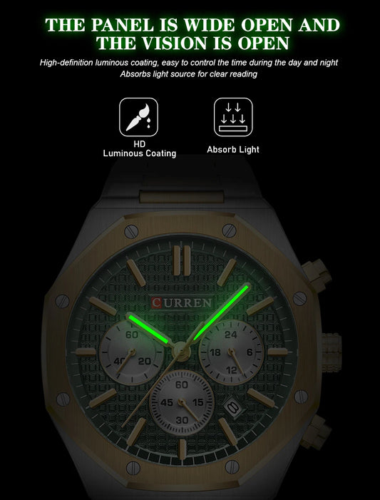 Valerius Chrono Watch – 6-Hand Precision, Military Style & Luxury Design