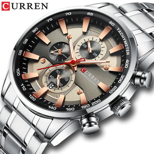 Augustus Chrono Watch – Luxury Business, Waterproof & Quartz Precision