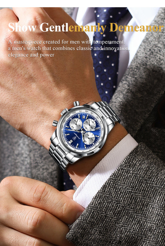 Atlas Luxury Herren Uhr Chronograph