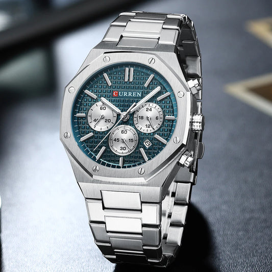 Valerius Chrono Watch – 6-Hand Precision, Military Style & Luxury Design
