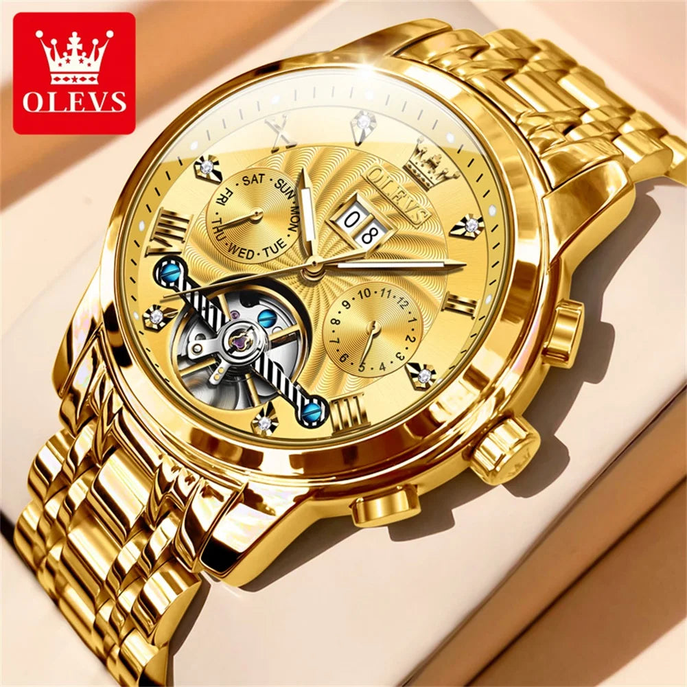 Helios Full Automatic Multi-function Herren Uhr