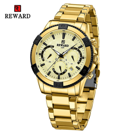 Socrates Edelstahl Herren Luxus Uhr