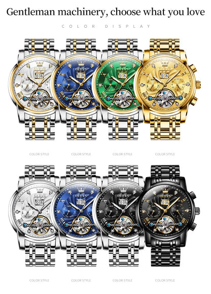 Helios Full Automatic Multi-function Herren Uhr
