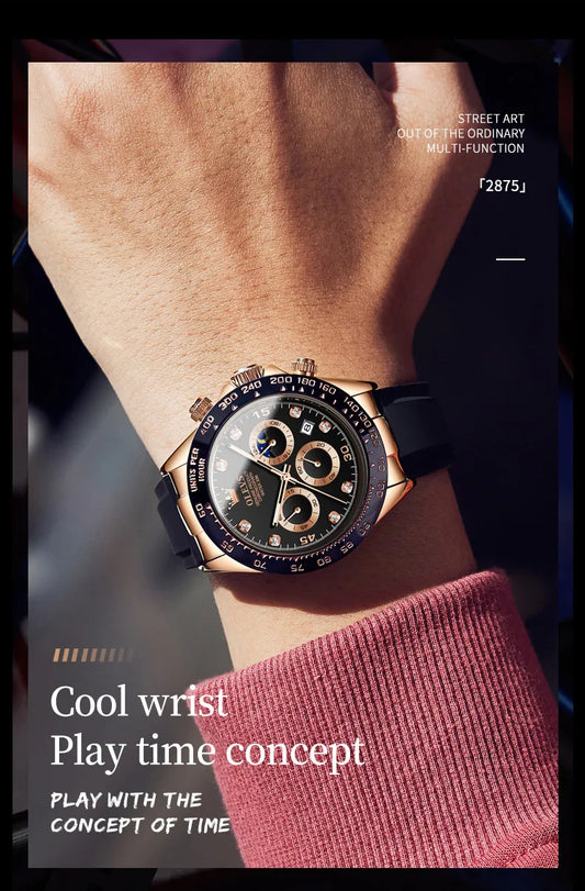 Oceanus Luxus Quartz Herren Uhr