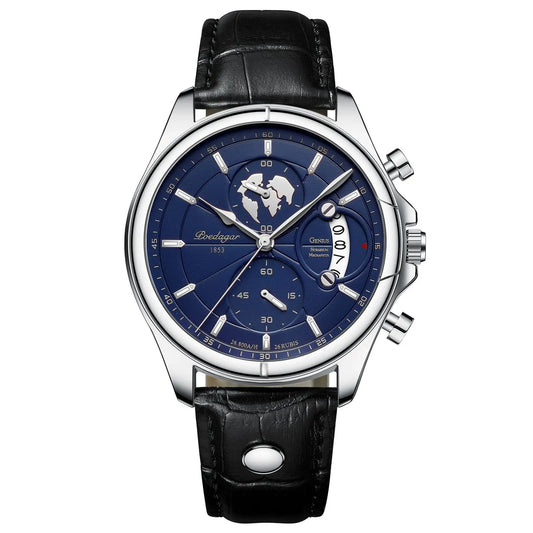 Valerius Leder Chronograph Uhr