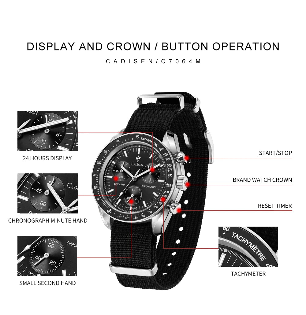 Cadisen Sapphire Herren Uhr