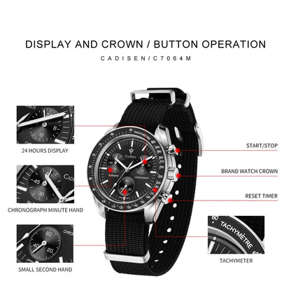 Cadisen Sapphire Herren Uhr
