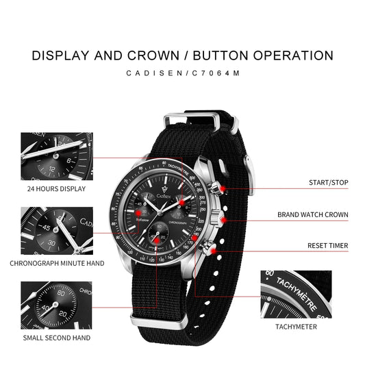 Cadisen Sapphire Herren Uhr