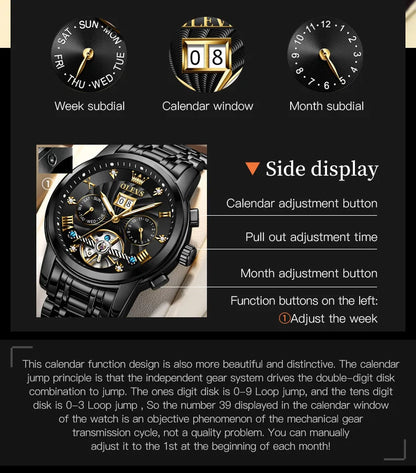 Helios Full Automatic Multi-function Herren Uhr