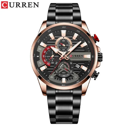Quintus Chrono Watch – Military Sport, Waterproof & Classic Steel Design