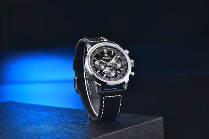 Achilles Chrono Watch – 42MM Military Precision, Waterproof & Bold Design