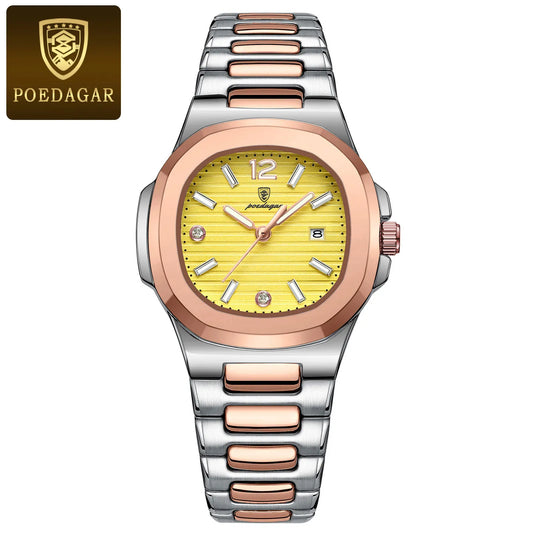 Olivia schöne Elegente Edestahl Damen Uhr