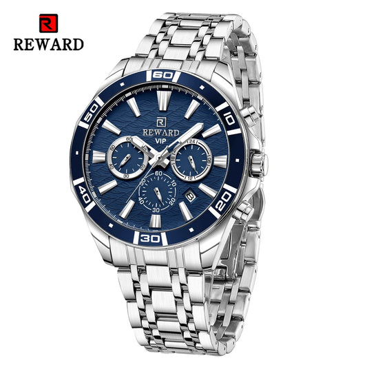 Solon VIP Business Edelstahl Herren Uhr Wasserdicht