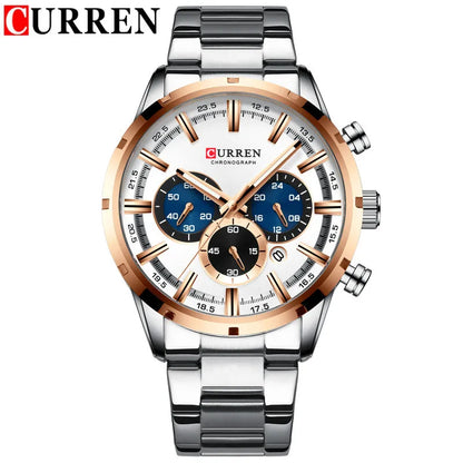 Brutus Chrono Watch – Military Sport, Waterproof & Blue Steel Design