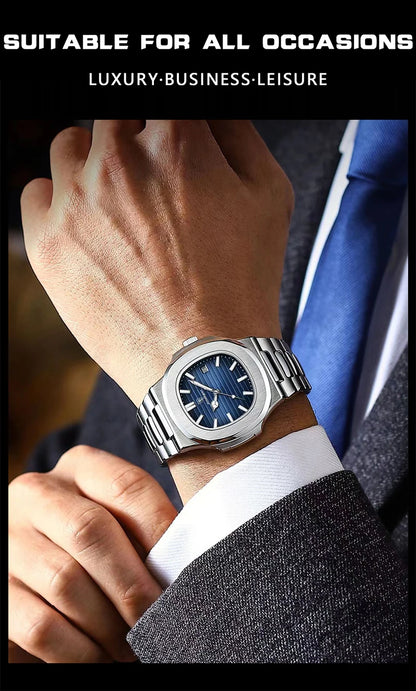 Hermes Luxus Edel Uhr aus Edelstahl