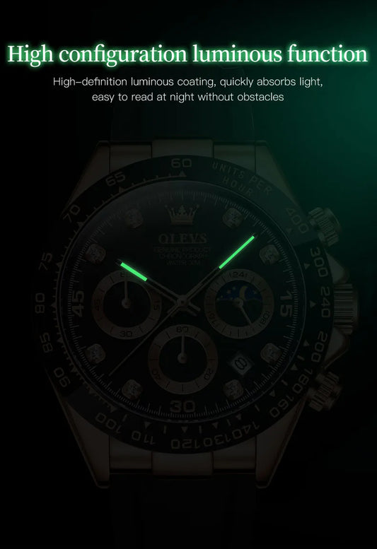 Oceanus Luxus Quartz Herren Uhr
