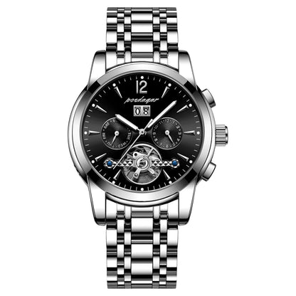 Augustus Tourbillon Watch – Luxury Automatic, Waterproof & Steel Precision