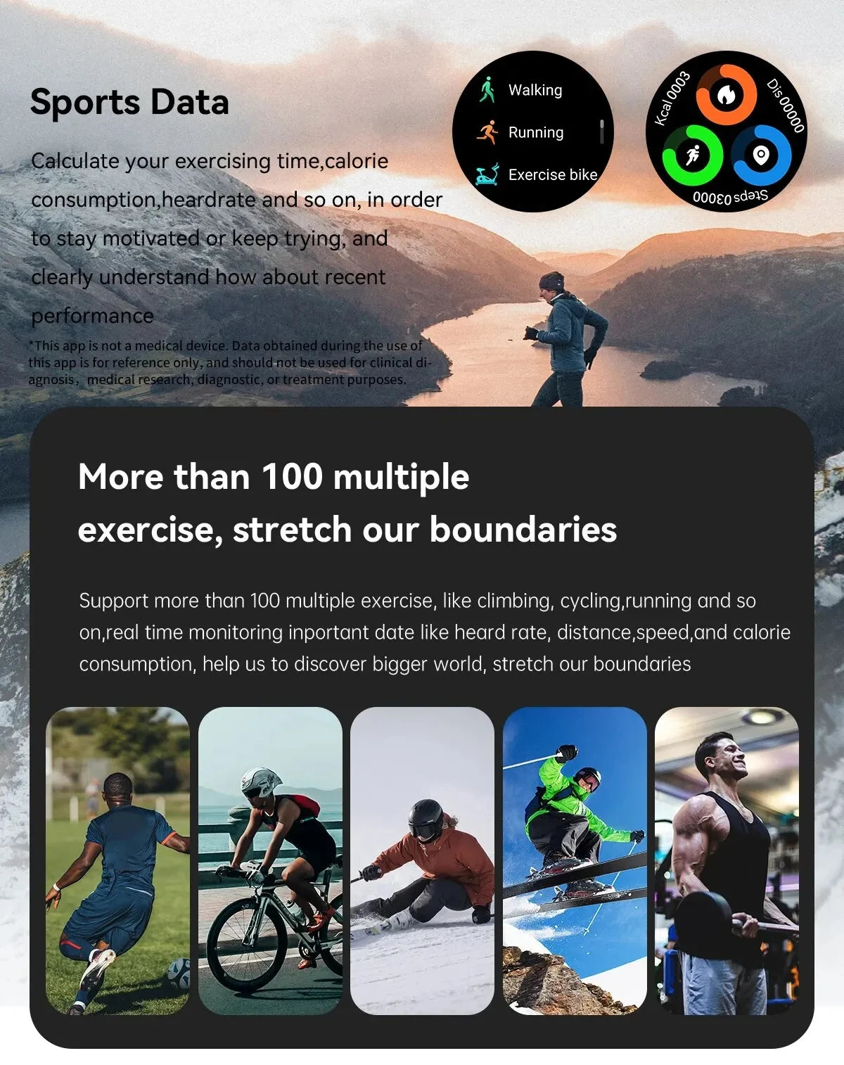 1.39" Bluetooth Smartwatch für Männer – Fitness, Herzfrequenz, Gesundheitsmonitoring, Android & IOS.