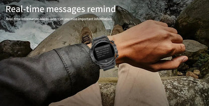 1.39" Bluetooth Smartwatch für Männer – Fitness, Herzfrequenz, Gesundheitsmonitoring, Android & IOS.