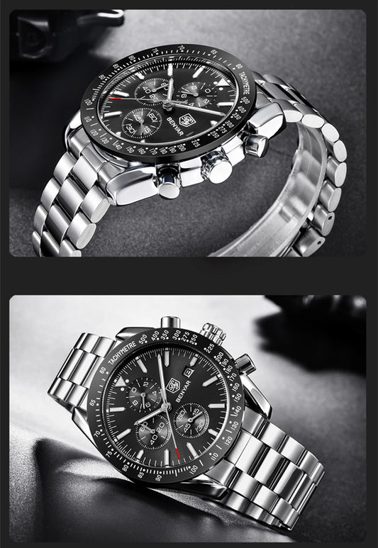 Maximus Chrono Watch – Military Sport Design, Waterproof & Silicone Strap