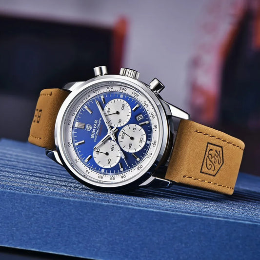 Achilles Chrono Watch – 42MM Military Precision, Waterproof & Bold Design