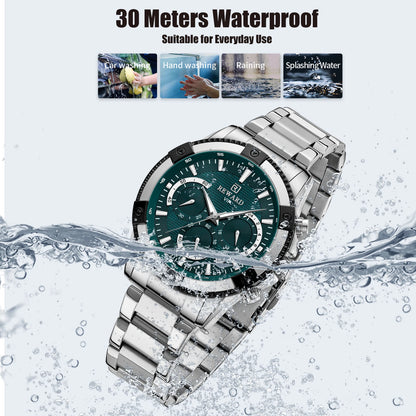 Socrates Edelstahl Herren Luxus Uhr