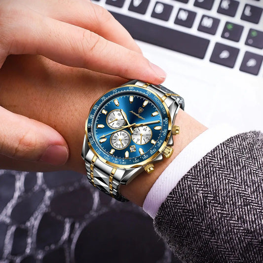 Severus Edelstahl Herren Uhr