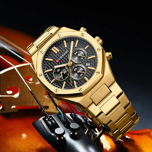 Valerius Chrono Watch – 6-Hand Precision, Military Style & Luxury Design