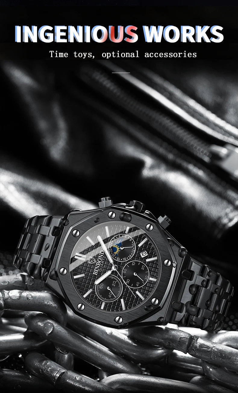 Apollo Granit Herren Uhr