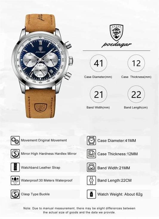 Prometheus Chronograph Herren Uhr