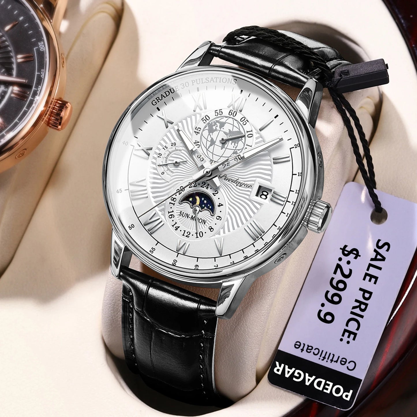 Commodus Stilvolle Herren Uhr