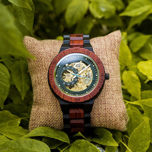 Nero Automatic Luxus Uhr aus Holz